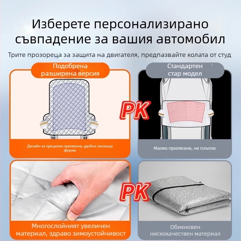 Полупокривен автомобилен калъф | алуминиево фолио; монтаж полупокрив; универсална съвместимост; стил дебелинен, минималистичен; тегло 1.21 кг (Материал: алуминиево фолио; Монтаж: полупокрив; Съвместимост: универсална)