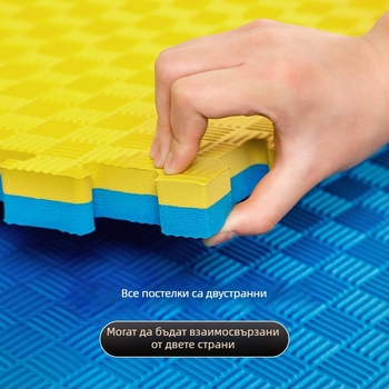 Таеквондо модуларни подложки за под за домашна зала – PE материал, пенеста конструкция, квадратна форма, квадратен модел, сухо почистване