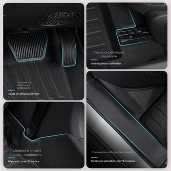 Автомобилни стелки за интериор, материал: ТПЕ/изкуствен каучук, марка: Zeyang, подходящи за специален автомобил
