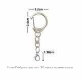 Ключодържател аксесоар - Креативна висулка мишка, акрил, подарък за раница, 14+