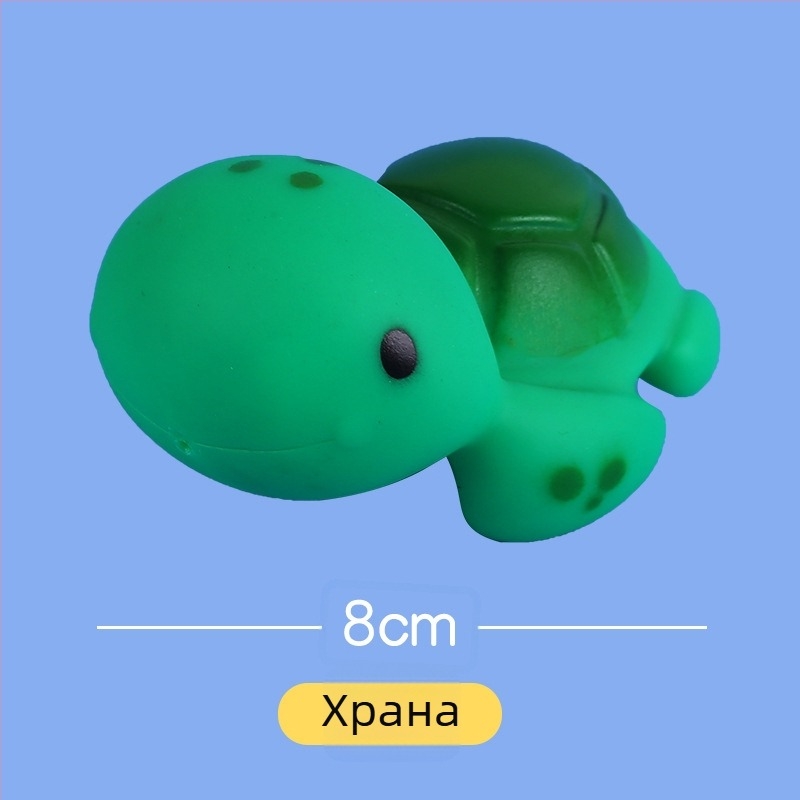 Винилова баня-играчка с пръскачка, патешка форма за деца (Материал: винил; Функция: пръскане по време на къпане; Категория: играчки за баня; Водни играчки: водни пръскащи; Възраст: 7–14)