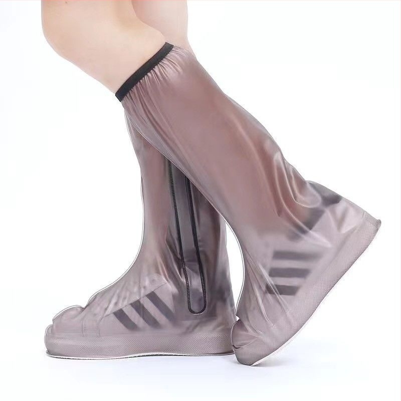 PVC калъфи за обувки за външна употреба, повторно използваеми, водоустойчиви, нехлъзгащи, износоустойчиви, удебелени