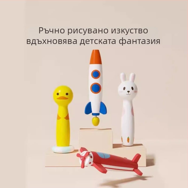 Детски чадър с 8-ръбен каркас от влакна, алуминиева пръчка, дървена дръжка, ръчно отваряне