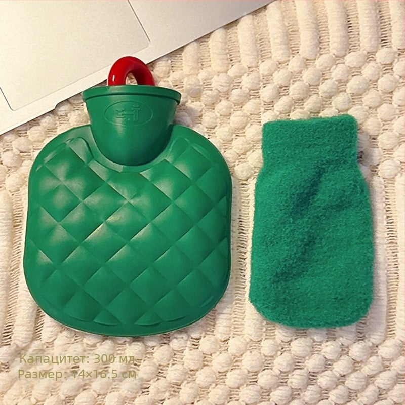 Гореща водна бутилка, пълнена с вода — PVC с висока плътност, нагряване чрез водно инжектиране, марка Lemon book, персонализиране