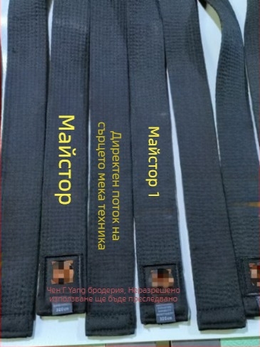 Пояс за таекуондо за възрастни с бродирано име и гравиране – памучна тъкан 85% с ленено-смесена подплата 85% – подходящ за таекуондо