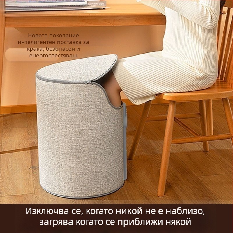 Подложка за отопление на крака за бюро – механично управление, захранване чрез щепсел, 170V, универсална