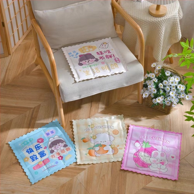 Охлаждаща ледена подложка – PVC, водно напълване, карикатурен стил, 0.6 кг, за предотвратяване на прегряване и охлаждане