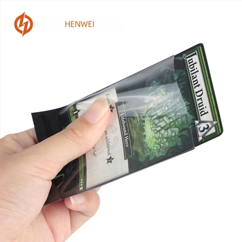 66x91 мм матови калъфи за карти с втори прозрачен слой, 50 бр./пакет, за Magic: The Gathering и Pokémon