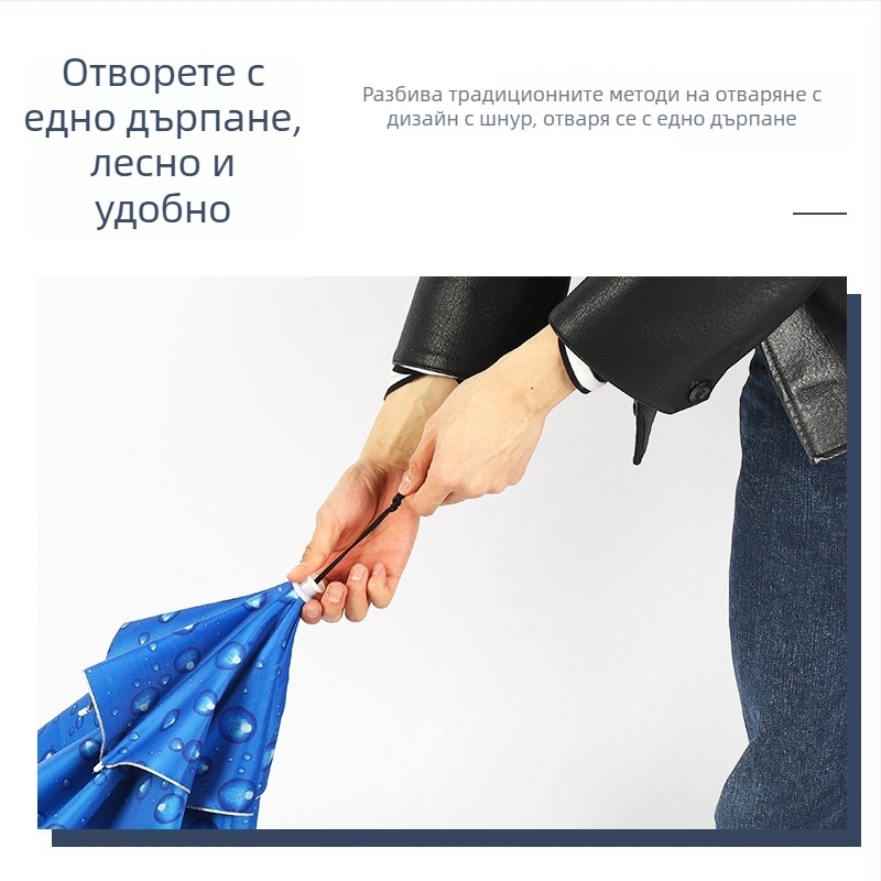 Двуслоен ветроустойчив и дъждоустойчив чадър за риболов със шапка за глава, сгъваем слънчев чадър за открити условия