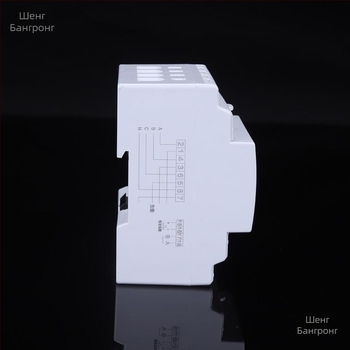 Трифазен четирипроводен електромер с RS-485, DIN-релсов монтаж, 380V