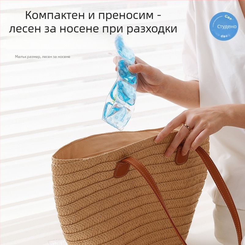 Охлаждаща яка за врата – Nordic стил, TPU плат, PCM пълнеж, за предотвратяване на прегряване и охлаждане