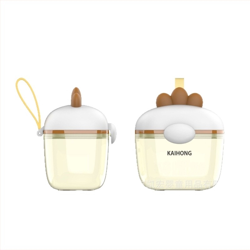 PPSU бебешка кутия за мляко, преносима с двойни отделения, запечатана и влагозащитена, подходяща за новородени до 3 години