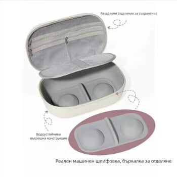 EVA калъф за помпа за кърма с твърд корпус, предназначен за съхранение на помпа; модел 35919, изработка: горещо притискане и шиене; материал EVA; носимост до 5 кг