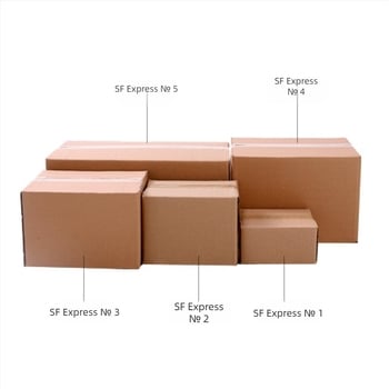 Петслойна квадратна картонена кутия от гофриран картон, 7 мм дебелина, 230 GSM, за обща електронна търговия