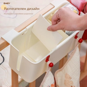 Закачваща кошница за креватче за съхранение, модел Telescopic XL, пластмасов материал, произход Taizhou, пакет 10 броя