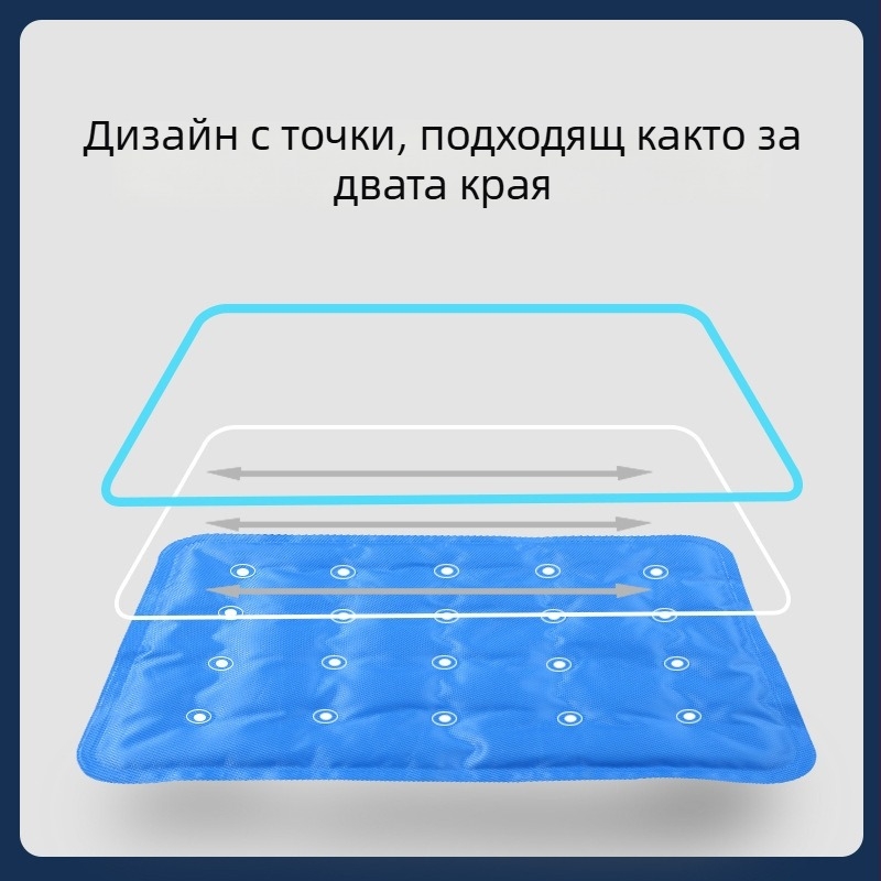 Охлаждащ гел-пад – марка Iger Kangaroo, PVC, пълнител ледени кристали, за предотвратяване на прегряване и охлаждане, възможна персонализация