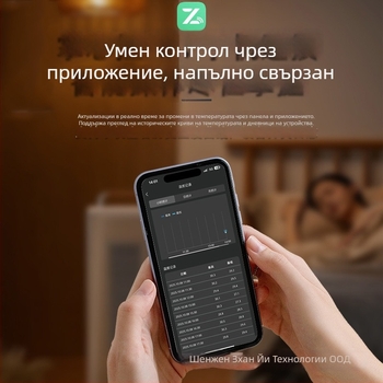 Вграден дигитален WiFi термостат за отопление и охлаждане - индустриален фризер, контролер на температурата и превключвател, панелно монтиране, 110–220V