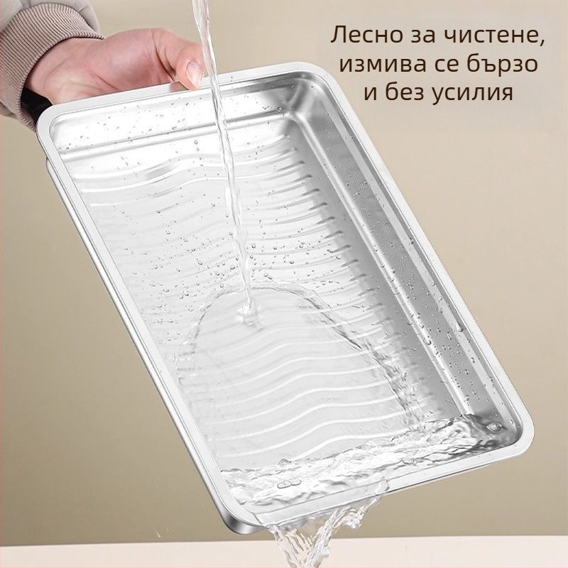 Кутия за пелмени от 316 неръждаема стомана, хранителен клас, за хладилник и фризер, прост дизайн, одобрен частен бранд