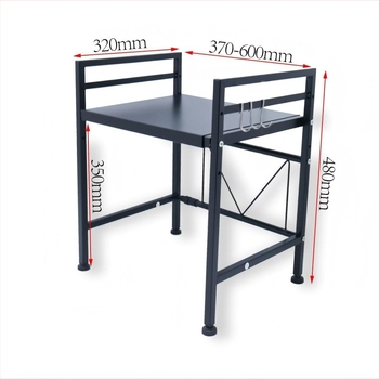 Стойка за микровълнова фурна, метал, многопластова кухненска полица за плот, модерен минималистичен дизайн