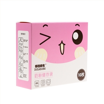 Doraemon чанта за мляко на прах – PP материал, 10 бр., подходяща за бебета над 3 месеца, чанта за съхранение на мляко