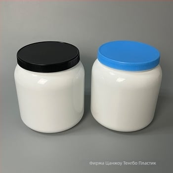 2000ml PET пластмасов съд за храна със запечатващ капак, изработен чрез Blow molding