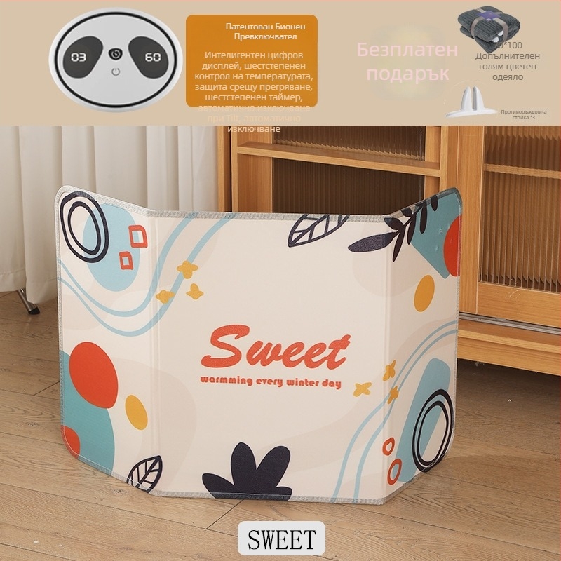 Подгряващ крак за офис: захранване чрез контакт, двоен режим с механично дистанционно управление, универсална съвместимост