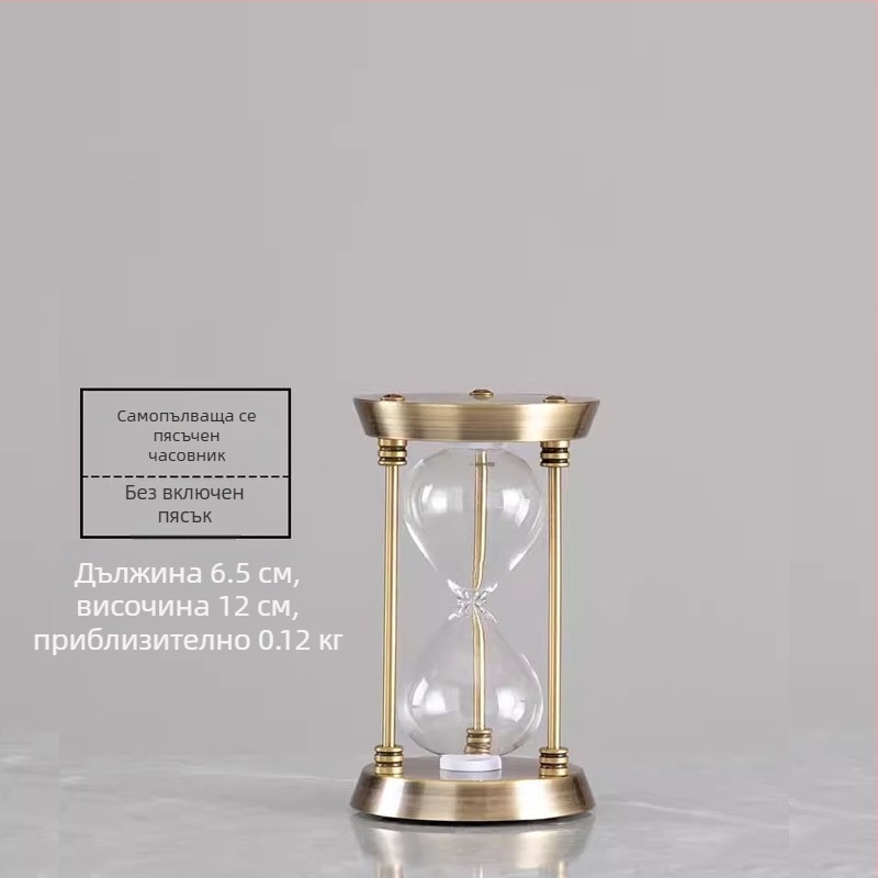 YIECGY Орнамент с пясъчен часовник от цинкова сплав – леене, висящ орнамент