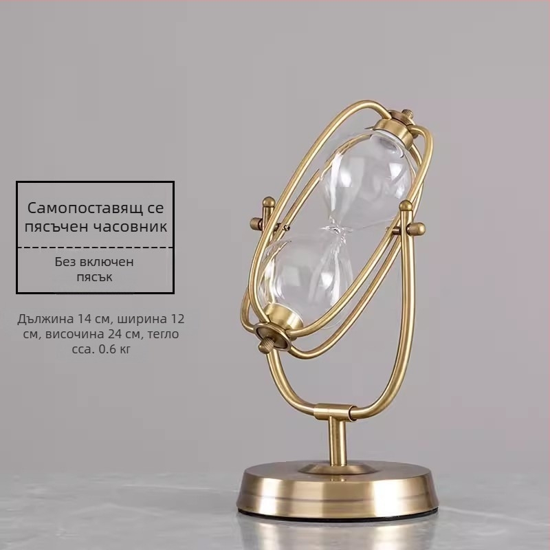 YIECGY Орнамент с пясъчен часовник от цинкова сплав – леене, висящ орнамент