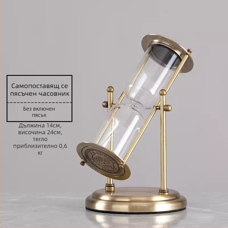 YIECGY Орнамент с пясъчен часовник от цинкова сплав – леене, висящ орнамент