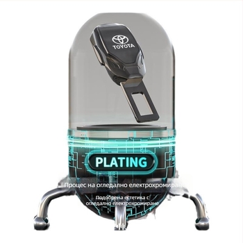 Автомобилен предпазен щепсел от цинкова сплав с персонализирано лого и байонетно удължено гнездо