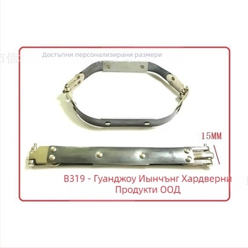 Клипса за чанта с пружинен дизайн — манганова стомана, хардуер за чанти, персонализиране от Letter City