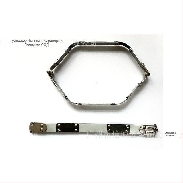 Клипса за чанта с пружинен дизайн — манганова стомана, хардуер за чанти, персонализиране от Letter City