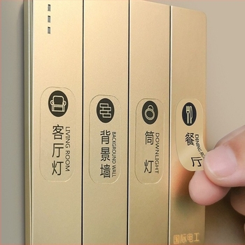 Декоративно покритие за ключ за осветление със светещ индикатор, стенен стикер, луксозен стил, персонализиране