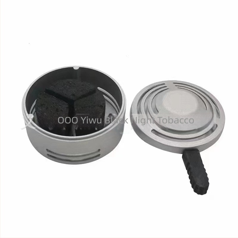 Алуминиев сплав разделител за въглени за водна лула, повторно използваем, код Hy0064, 100 броя в кутия