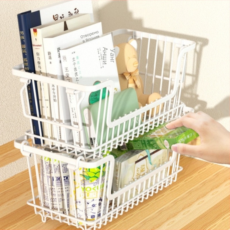 Многоетажен метален стелаж за плодове и зеленчуци, изработен от метална тел, по поръчка според чертежи, модерен стил, мултифункционален