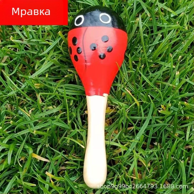 Дървен Орфов музикален инструмент за бебета — перкусионна игра за ранно образование 0–3 години