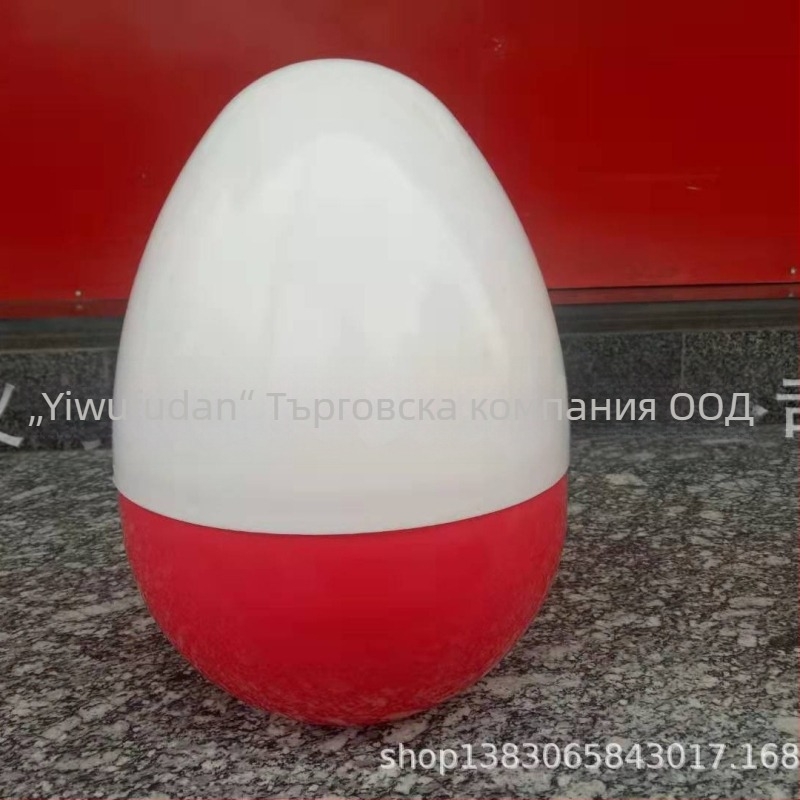 Пасхално яйце от пластмаса, отваряемо за пълнене, инжекционно формовано, печат на лого