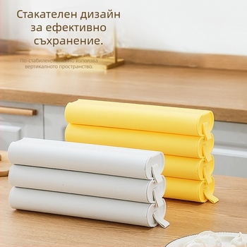 Кутия за дъмплини и вонтон — пластмасова, преносима за съхранение, марка Six Little Foxes, стил прост и нов дизайн
