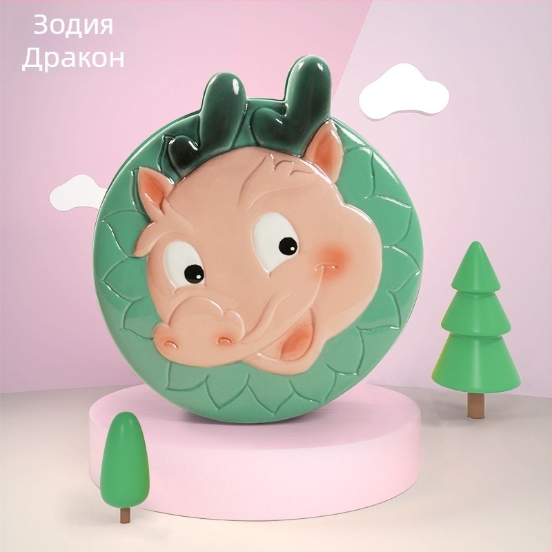 Кутия за съхранение на млечни зъби със зодиакална тематика и спомен за бебешки коси - кутия от смола за деца 0-3 г