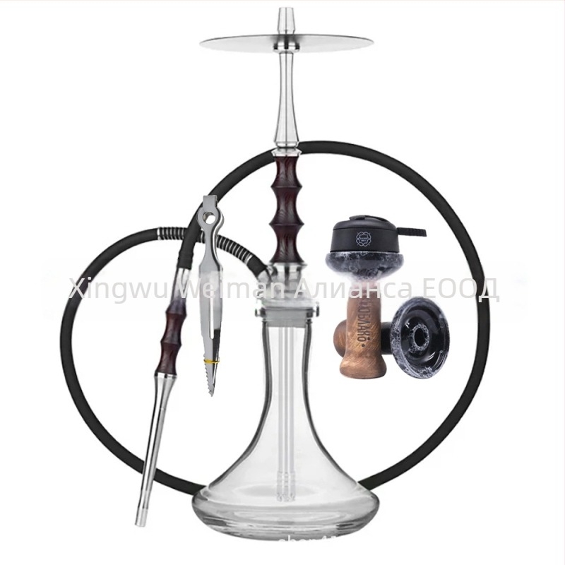 Наргиле – алуминиев материал, луксозен стил, 6 броя в кутия, повторна употреба