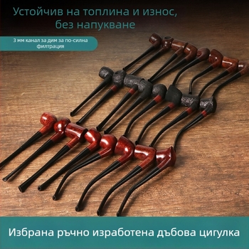 Хедър дървена тръба – Fumei, 3 мм филтър, подарък за рожден ден, кутия 300 бр.