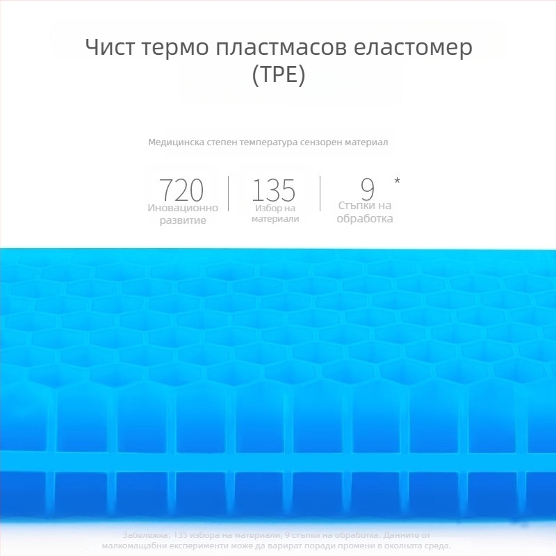 Автомобилна подложка за седалката Mairichi, TPE материал, дишаща пчелна клетъчна конструкция, готова за частна марка