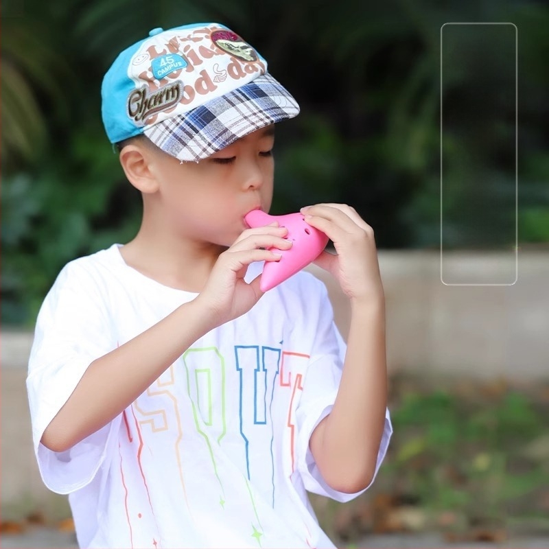 Окарина, 12 отвора, смолна конструкция, ац-тон, среден регистър C, за начинаещи