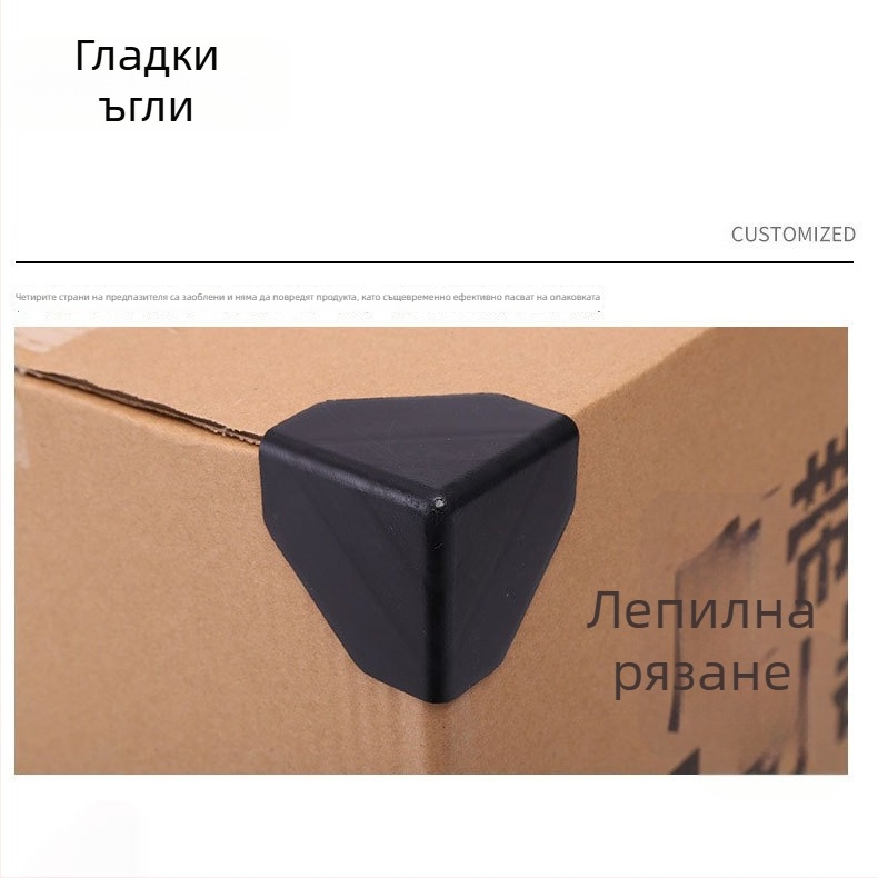 60 бр plastмасови триъгълни предпазители за ъглите на мебели