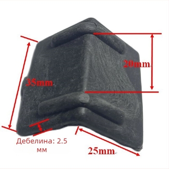 L-образен ъглов протектор за пластмасово-стоманена опаковъчна лента — Гуанде, Дзянсу; подходящ за подове, тухли, камъни, дърво, картонени кутии, алуминиеви слитъци