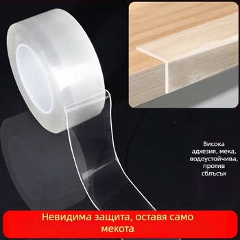 Beautiful Point Бебешки предпазител за ъгъл – прозрачен акрилен предпазител за ъгли, пакет 100–120 броя, Без вноса