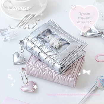 Rosyposy бележник с разгънати листове, 68 листа, хартия