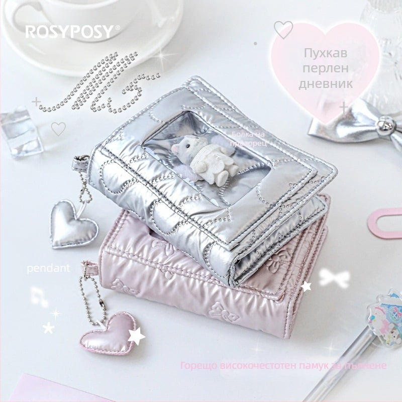 Rosyposy бележник с разгънати листове, 68 листа, хартия