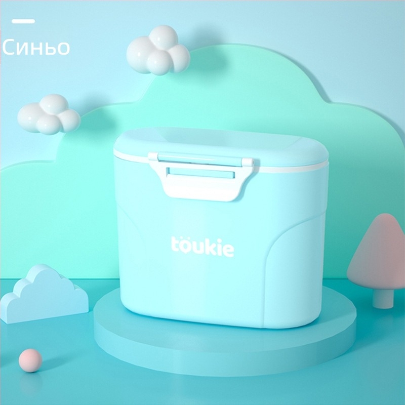 Toukie двуслоен контейнер за бебешко мляко и зърнени храни, частна марка разрешена, подходящ за новородени до 3 години