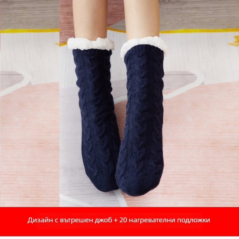 USB отопляващи пантофи за домашна употреба – памучна горна част, унисекс, домашни пантофи, подходящи за спане